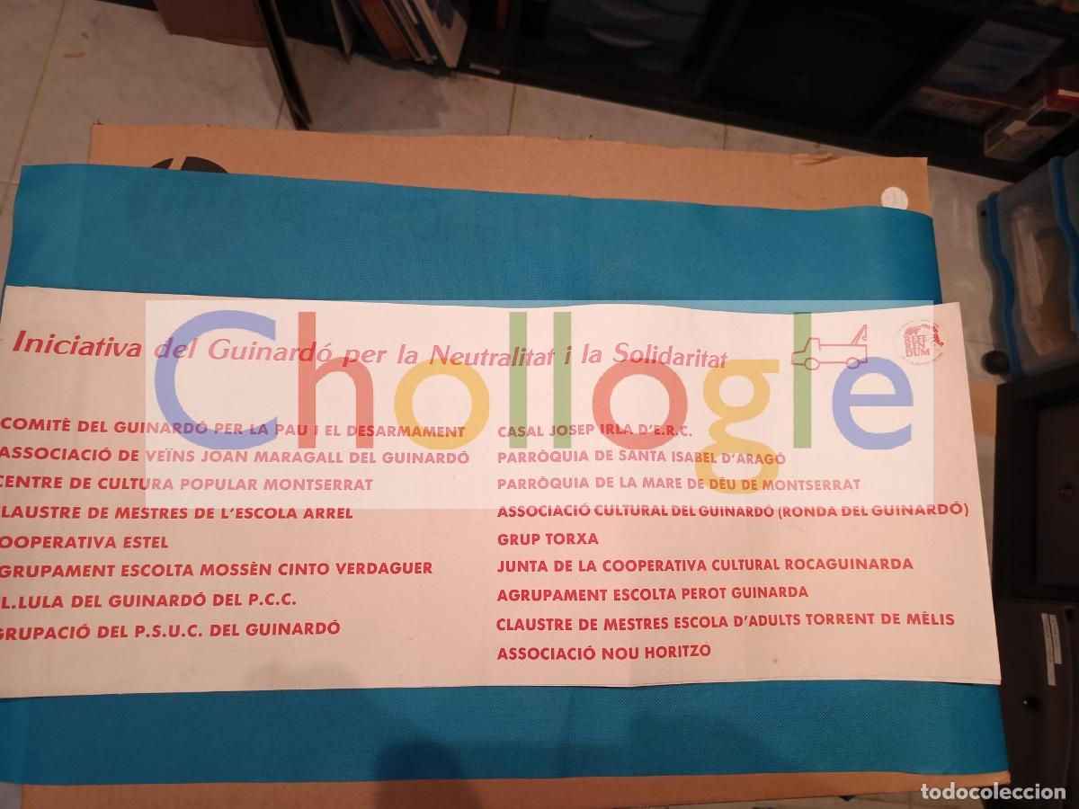 Carteles: Cartel Iniciativa del Guinard&oacute; Neutralitat Solidaritat