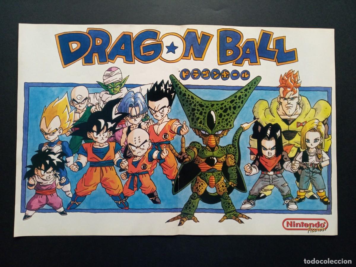 Posters: POSTER DOBLE 45 x 30 cm DRAGON BALL DONALD IN MAUI MALLARD SUPER NINTENDO &reg; NINTENDO ACCION A&Ntilde;OS 90
