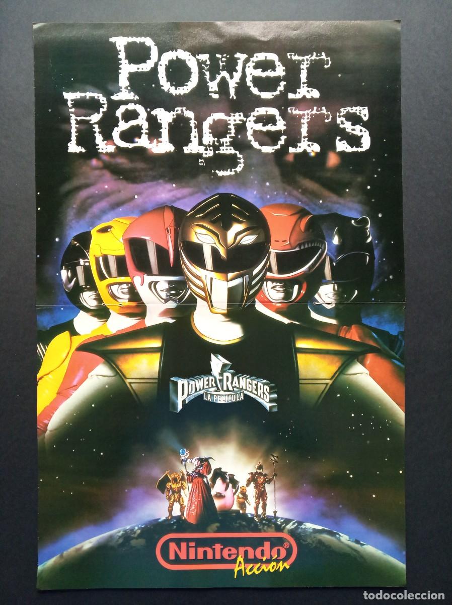 Posters: POSTER 45 x 30 cm POWER RANGERS PELICULA SUPER NINTENDO &reg; REVISTA NINTENDO ACCION GAME BOY A&Ntilde;OS 90
