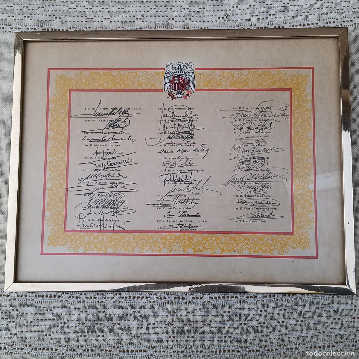Carteles: LAMINA ENMARCADA 23 - FEBRERO - 1981 ( 23 F )