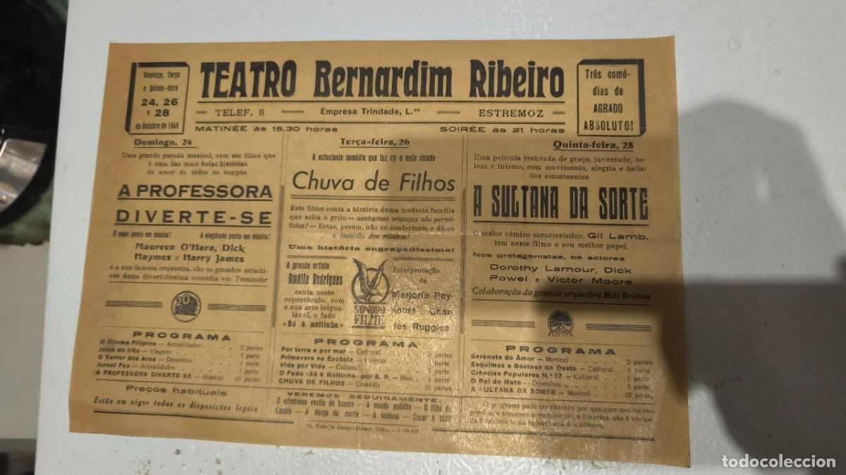 Carteles: Cartel de Programaci&oacute;n del Teatro Bernardim Ribeiro