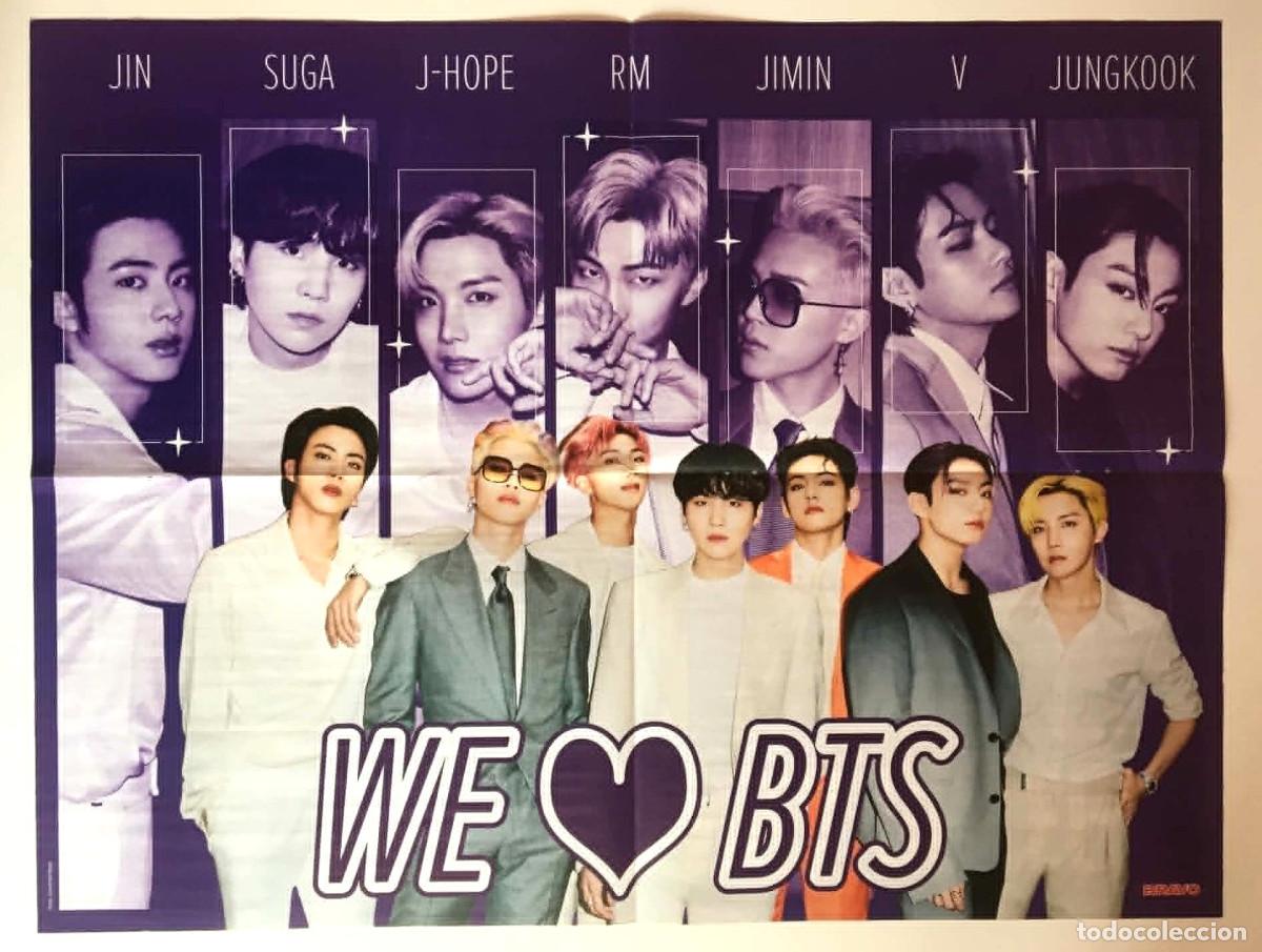 Carteles: BTS Jimin V Jungkook Jin Suga RM J-Hope K-pop / Jenna Ortega Wednesday Poster Bravo Germany Music