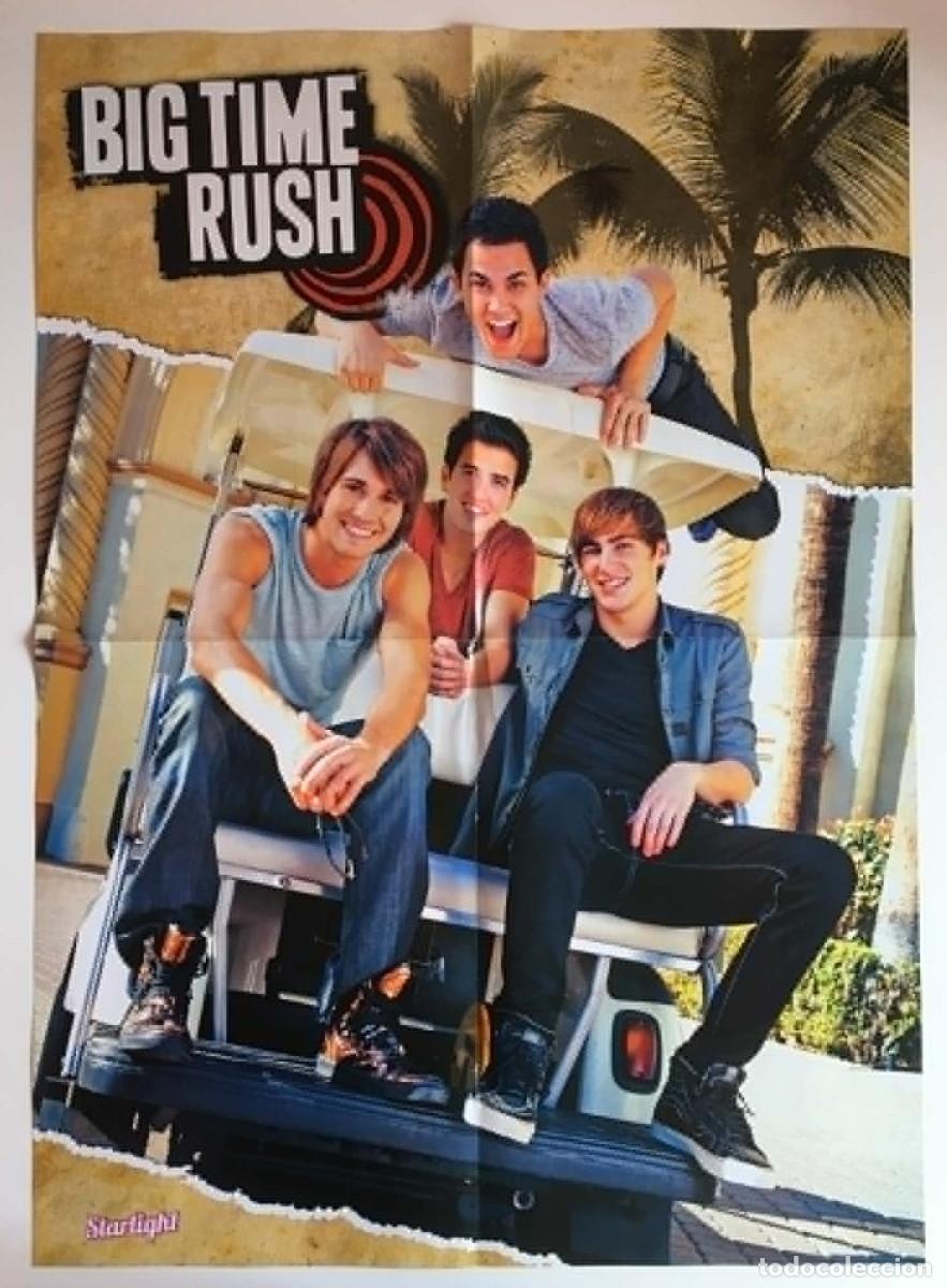 Carteles: Big Time Rush / Kev Adams Lion in the Jungle Double-Sided Poster StarLight France Music Movie