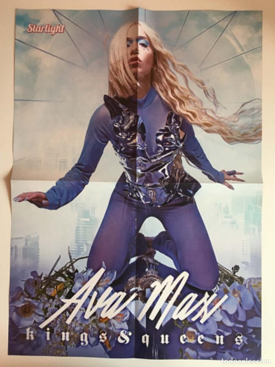 Carteles: Ava Max Kings & Queens / Carla Double-Sided Poster StarLight Magazine France Music