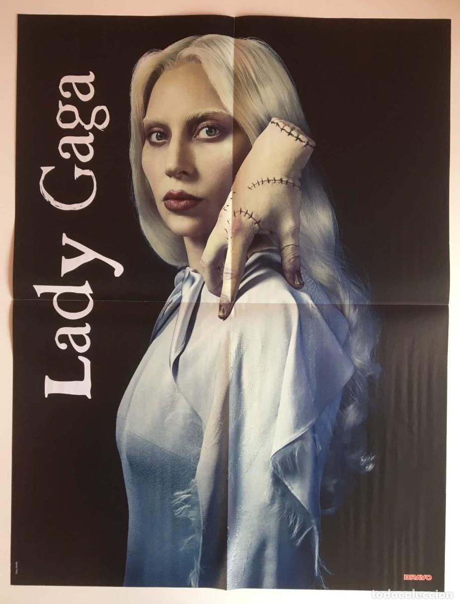 Carteles: Lady Gaga Wednesday Thing / Shawn Mendes Double Sided Poster Bravo Magazine Germany Music
