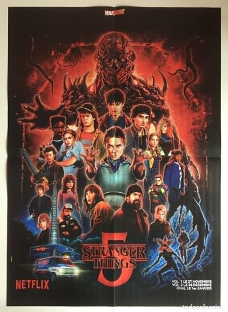 Carteles: Stranger Things 5 / Eleven Millie Bobby Brown Poster YouStar France Netflix Final Season TV Series