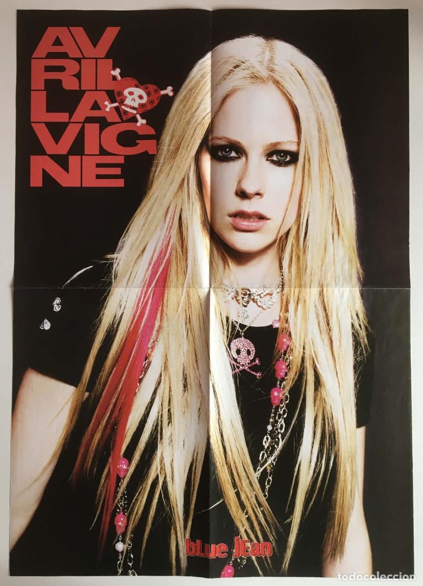 Carteles: Avril Lavigne / 30 Seconds to Mars Double-Sided Poster Blue Jean Magazine Emo Rock