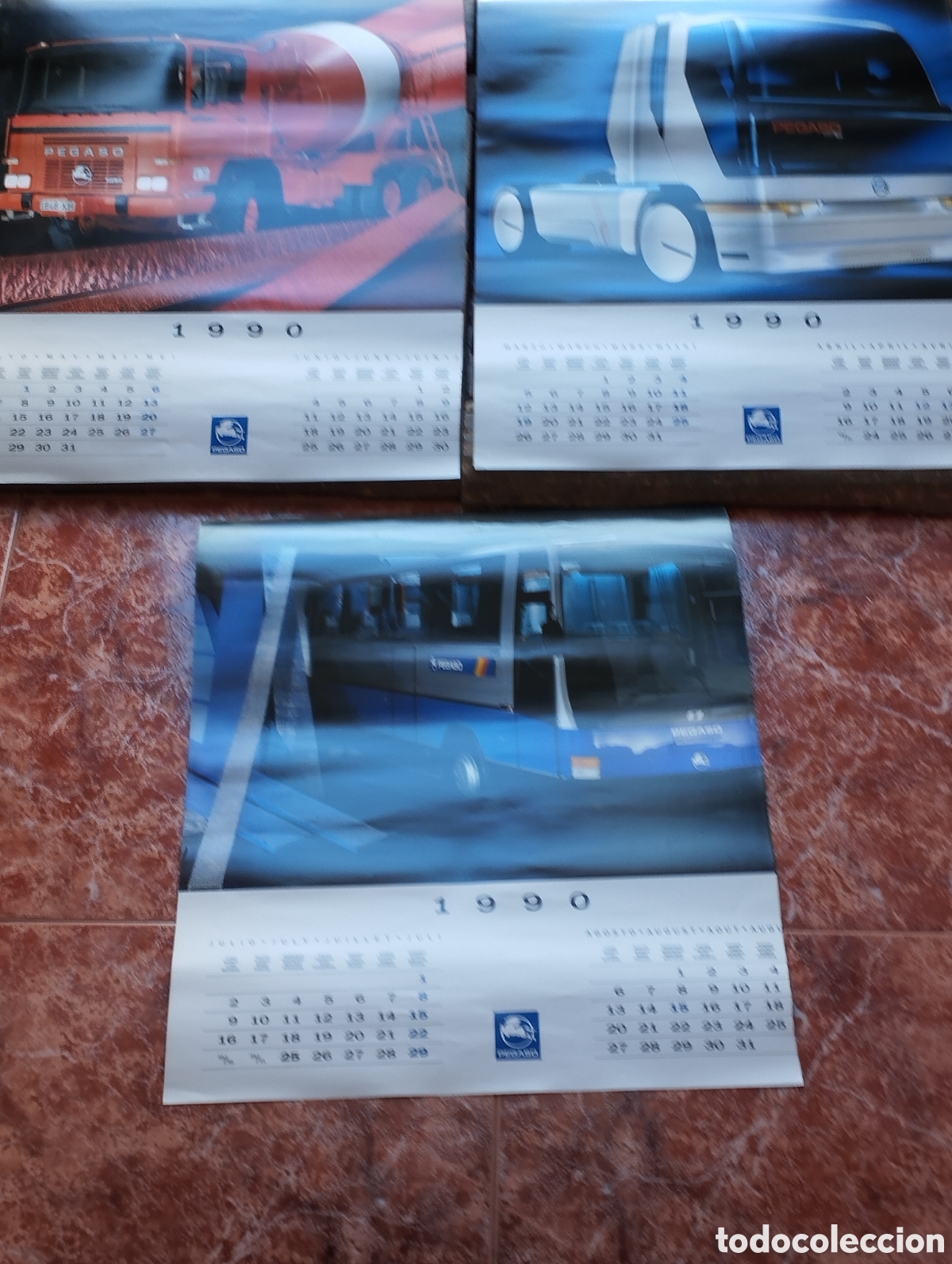 Carteles: CAMION PEGASO LAMINAS/POSTER 54X43,5 LOTE DE 3