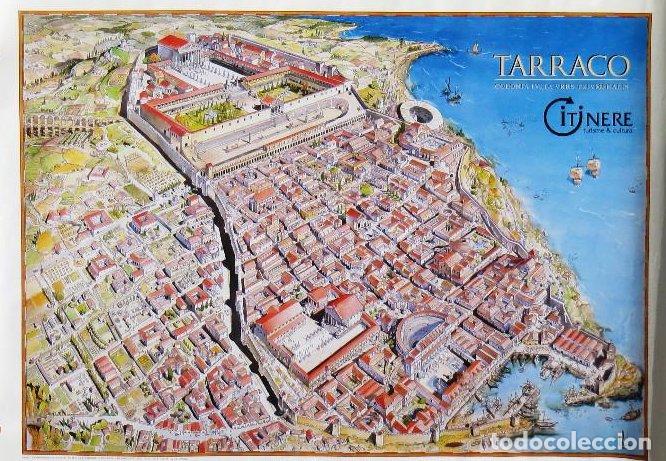 Carteles: CARTEL POSTER. TARRACO COLONIA IULIA URBS TRIUNPHALIS. ITINERE. TARRAGONA, 2000.