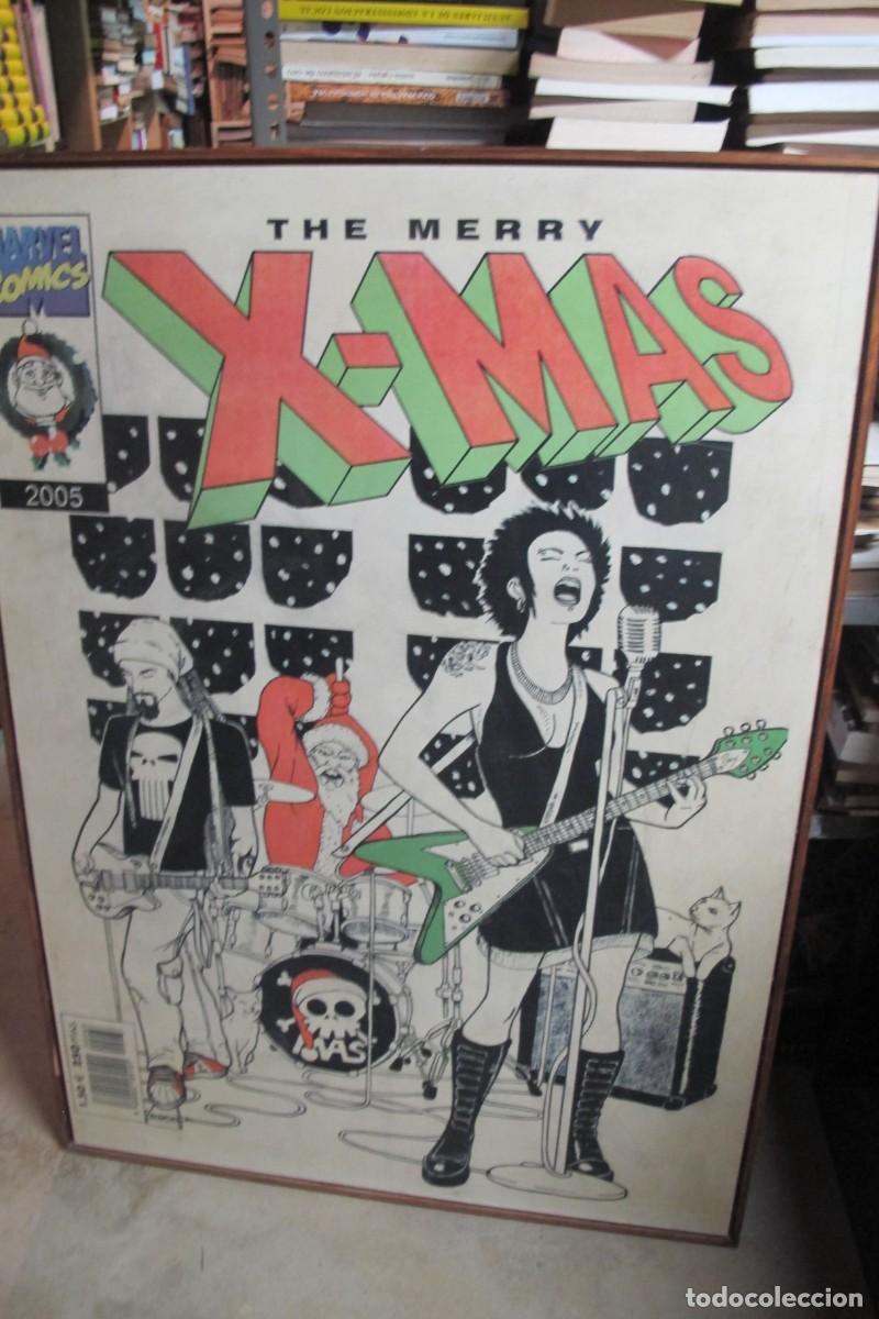 Carteles: CARTEL PUBLICITARIO MARVEL 2005 THE MERRY X-MAS 12 KILOS 122X88