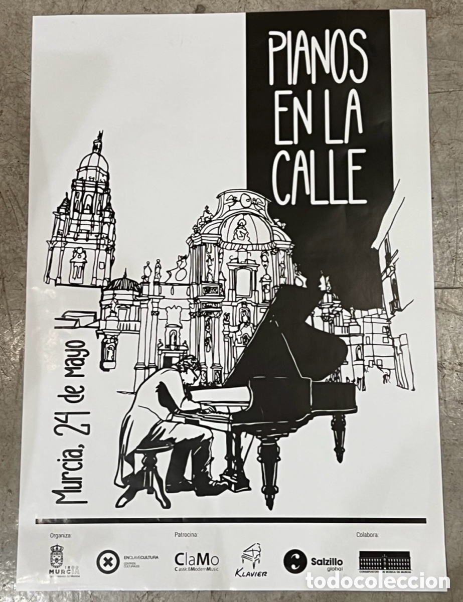 Carteles: Cartel. Pianos en la calle. Murcia. 2025.
