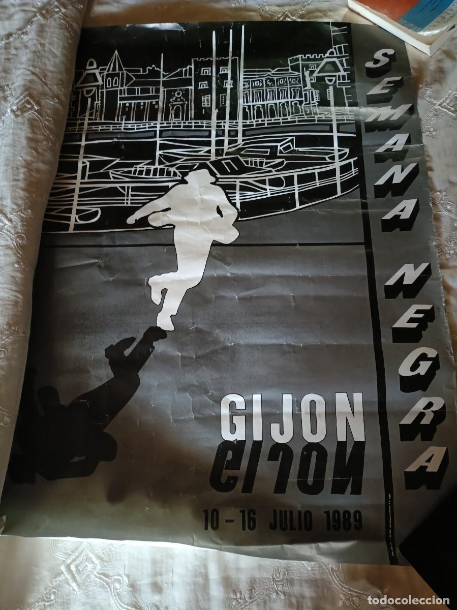 Carteles: CARTEL DE LA SEMANA NEGRA DE GIJ&Oacute;N 1989