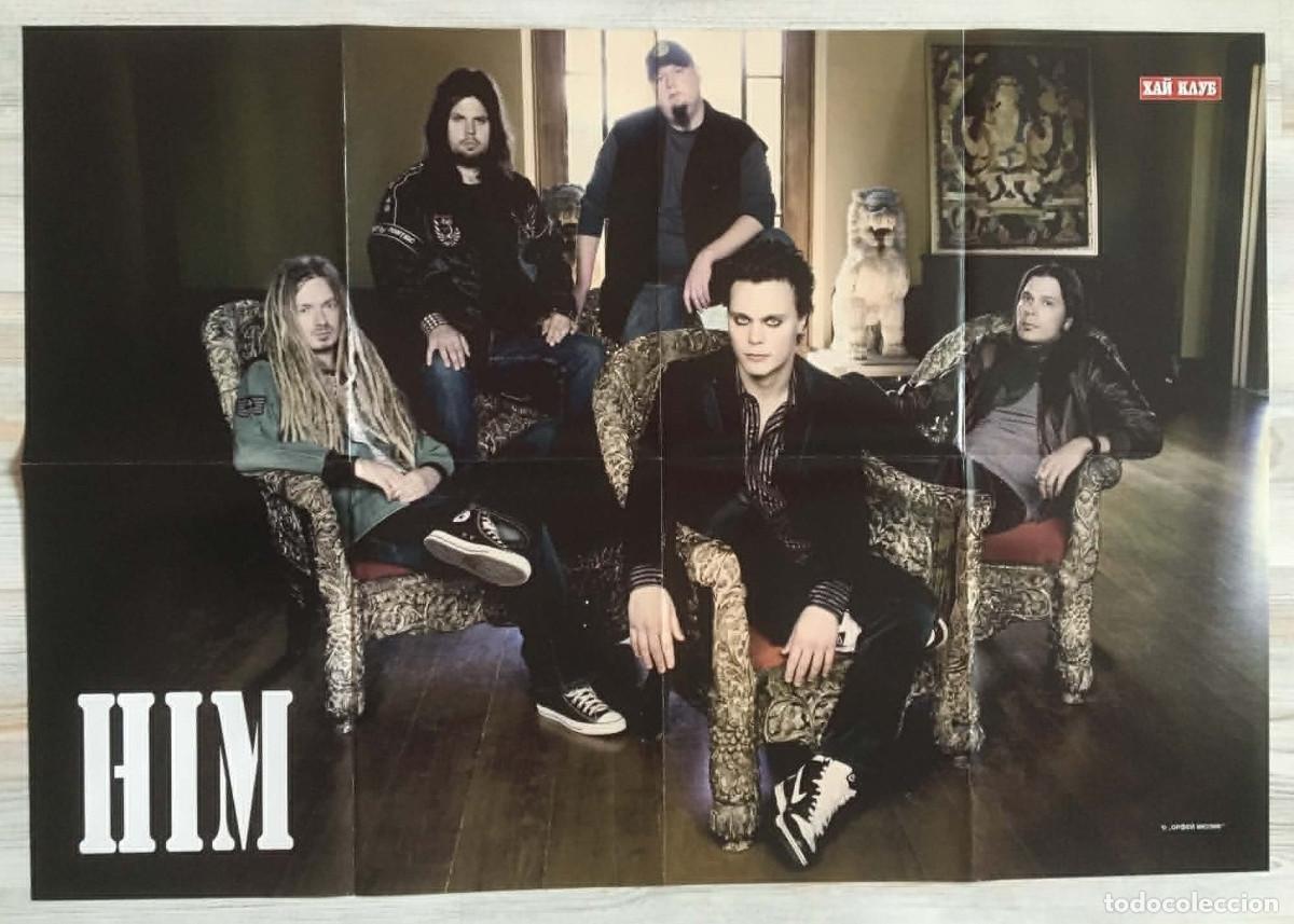 Carteles: HIM Baroque Studio Portrait Authentic Huge A1 Poster - HiClub Magazine Bulgaria Music