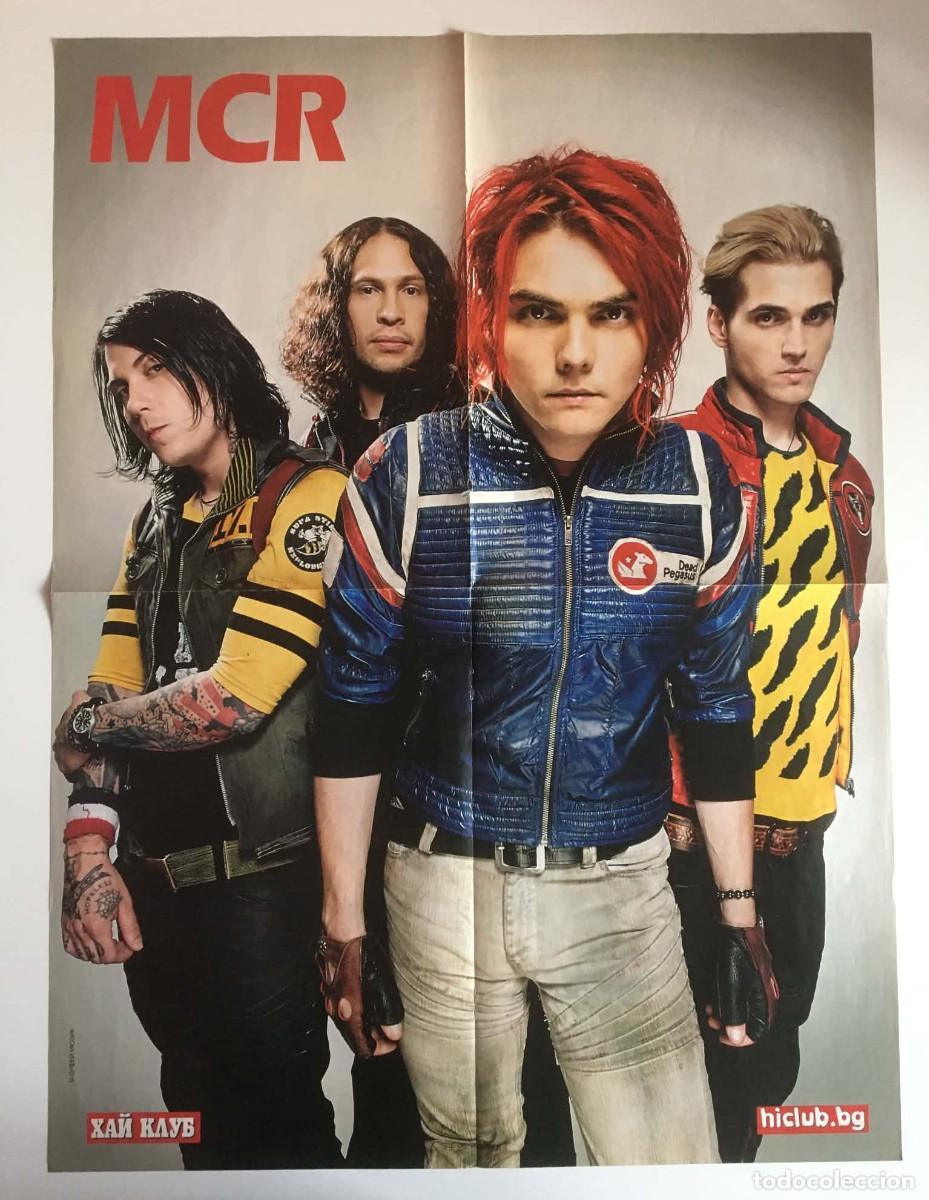 Carteles: My Chemical Romance MCR / The Artist Movie Double-Sided A2 Poster HiClub Magazine Bulgaria Music