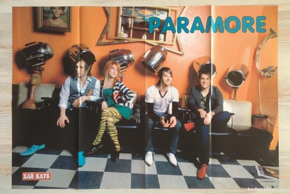 Carteles: Paramore Riot Era Hair Salon Huge Mega Poster A1 - HiClub Magazine Bulgaria Music Rare Vintage 2000s