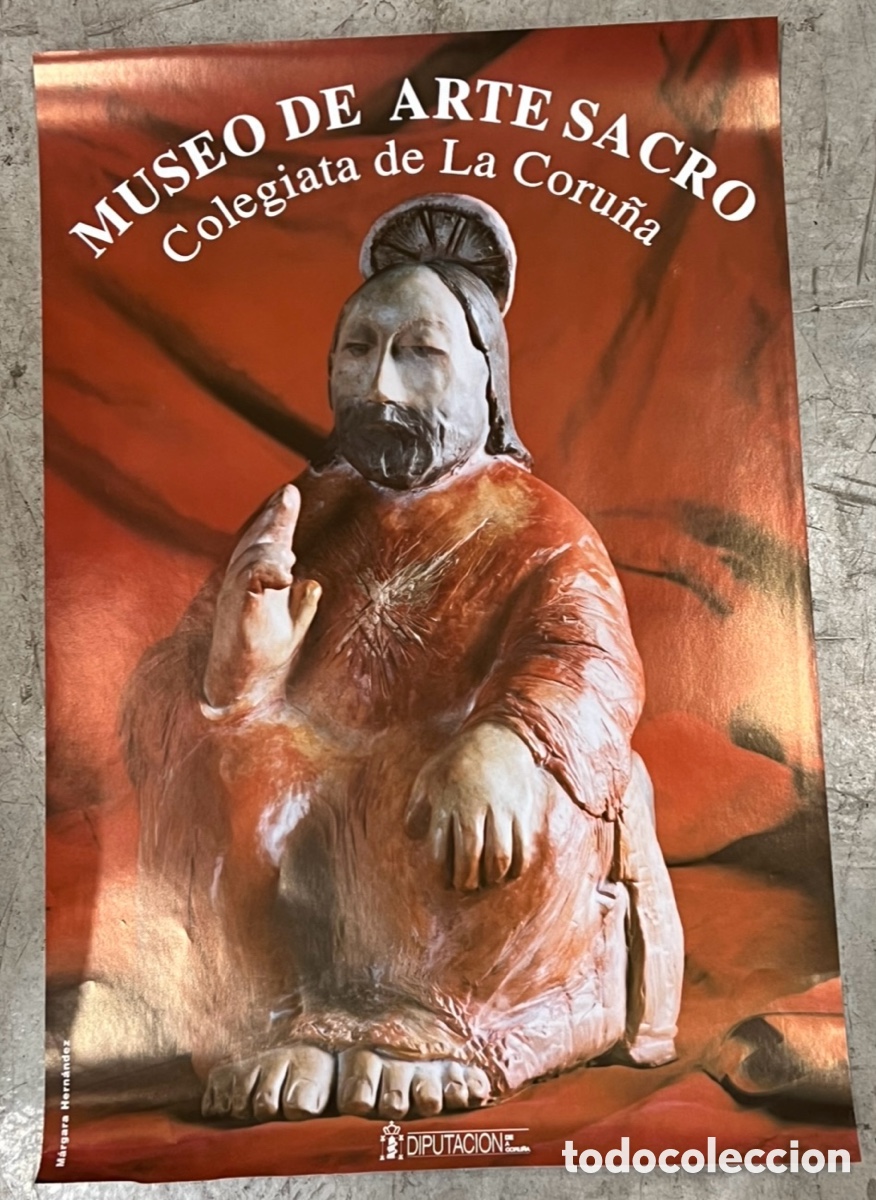 Carteles: Cartel. Museo de Arte Sacro. Colegiata de La Coru&ntilde;a. Margara Hern&aacute;ndez. 2000&rsquo;.