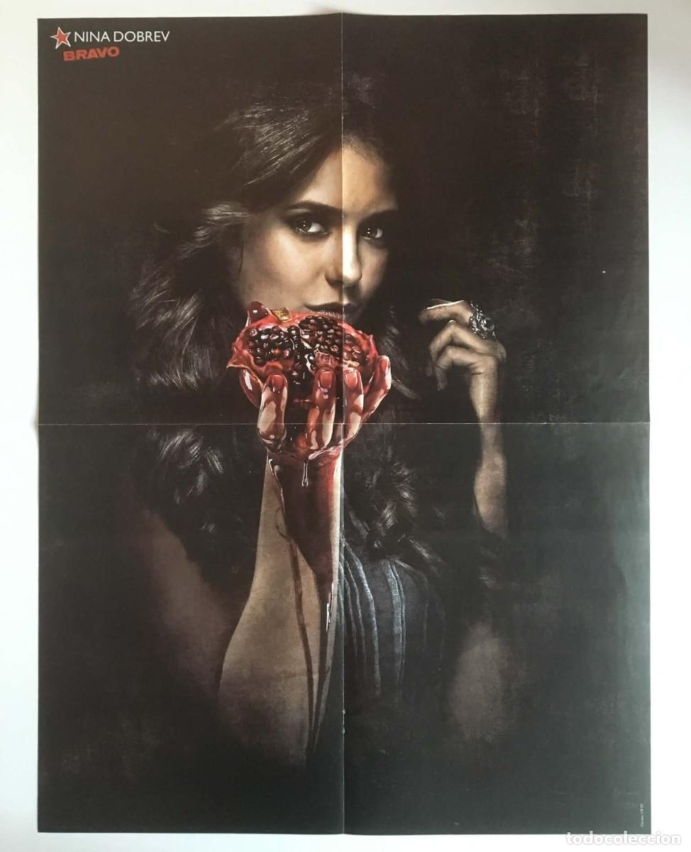 Carteles: Nina Dobrev The Vampire Diaries / Zayn Malik 1D Double-Sided Poster A2 Bravo Magazine Bulgaria TV