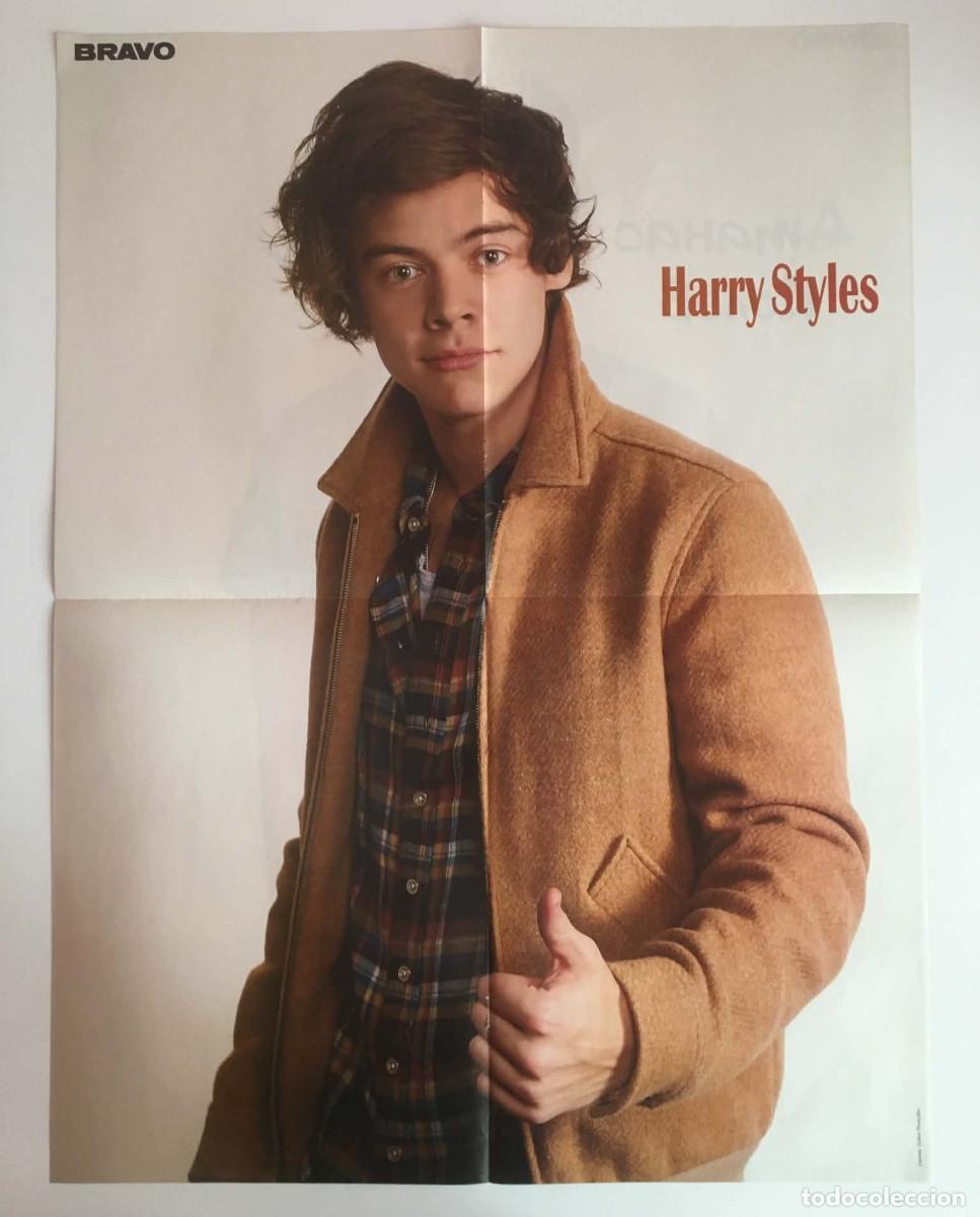 Carteles: Harry Styles One Direction 1D / Atanas Kolev Double-Sided A2 Poster Bravo Magazine Bulgaria Music