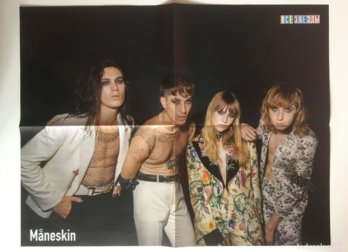 Carteles: Maneskin / Tokyo Revengers Anime Double-Sided Poster A2 All Stars Magazine Russia Music