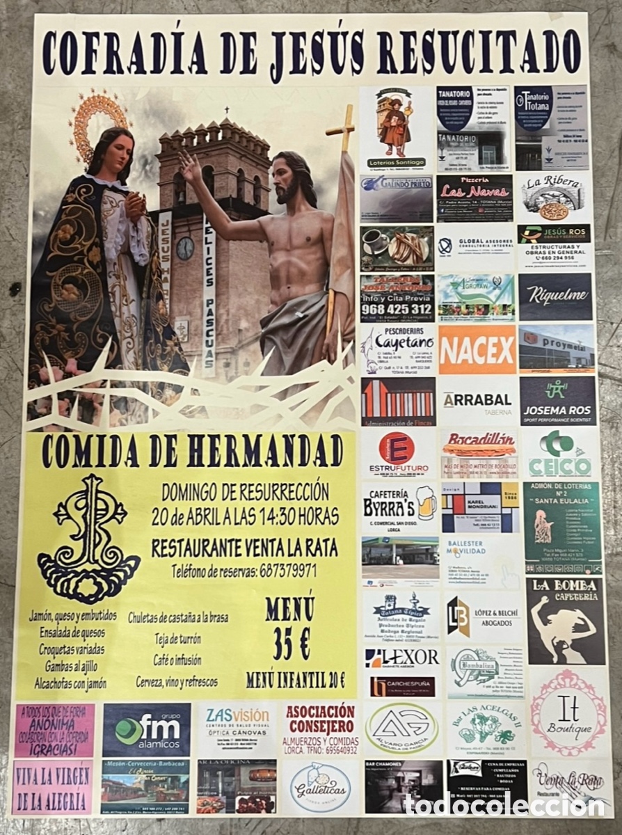 Carteles: Cartel. Cofrad&iacute;a Jes&uacute;s Resucitado. Totana. Murcia. 2025.