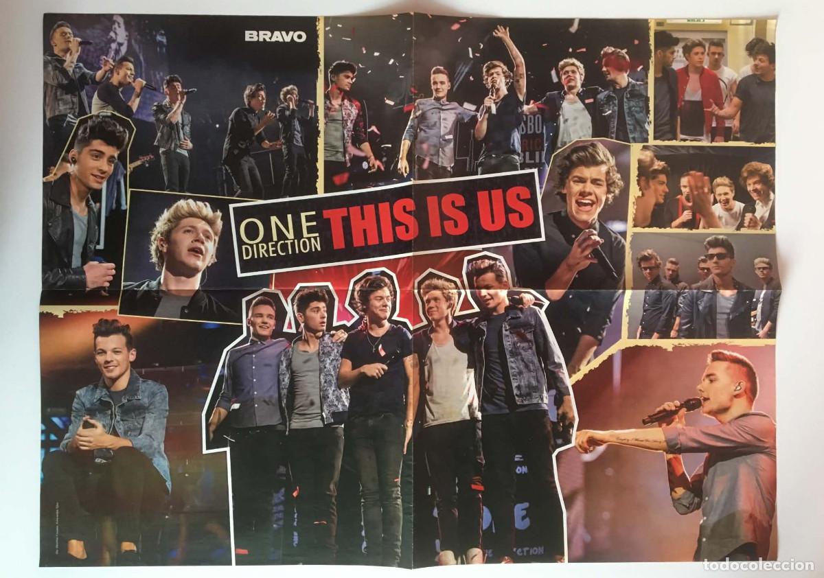 Carteles: One Direction This Is Us Movie / Lady Gaga Double-Sided Poster A2 Bravo Magazine Bulgaria Music