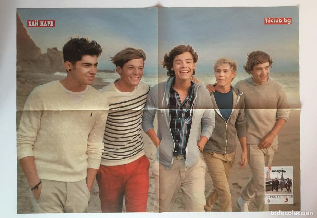 Carteles: One Direction Beach Session / Skrillex Double-Sided Poster A2 HiClub Magazine Bulgaria Music