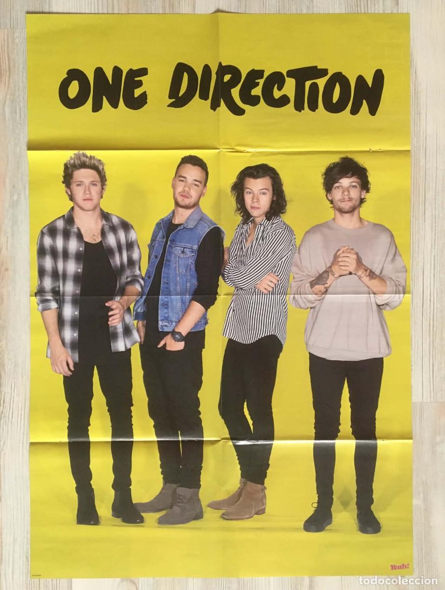 Carteles: One Direction / Justin Bieber Rare Vintage German Yeah! Magazine Mega A1 Poster Music