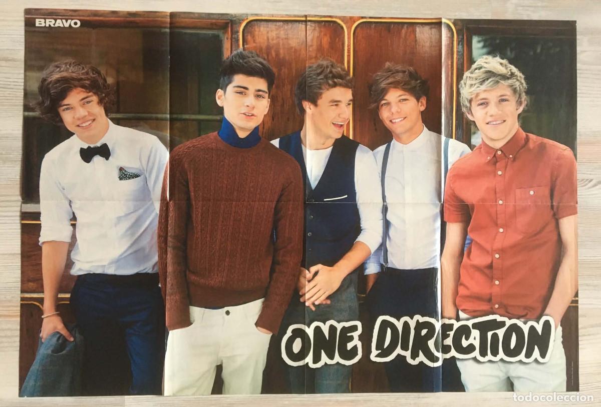 Carteles: One Direction Rare Double-Sided Mega A1 Poster Bulgarian Bravo Magazine Music