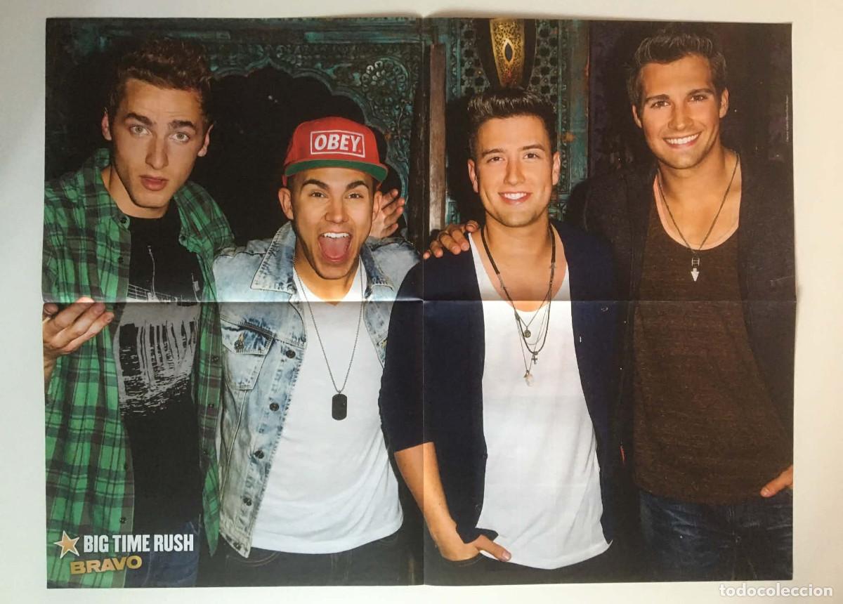Carteles: Big Time Rush Rare Vintage Mega Poster A2 - Bravo Magazine Bulgaria Music
