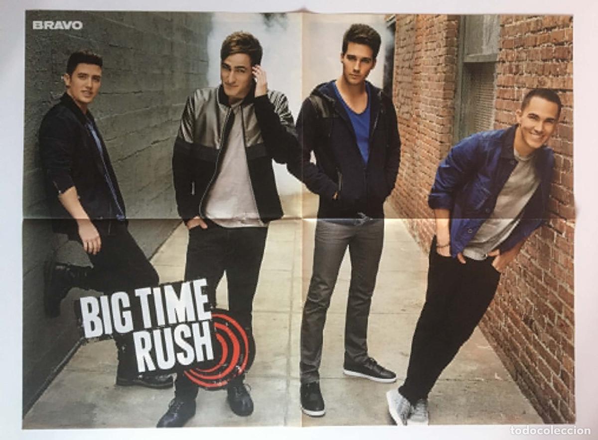 Carteles: Big Time Rush / 2NE1 K-Pop Double-Sided Poster A2 &ndash; Bravo Magazine Bulgaria Music Damaged