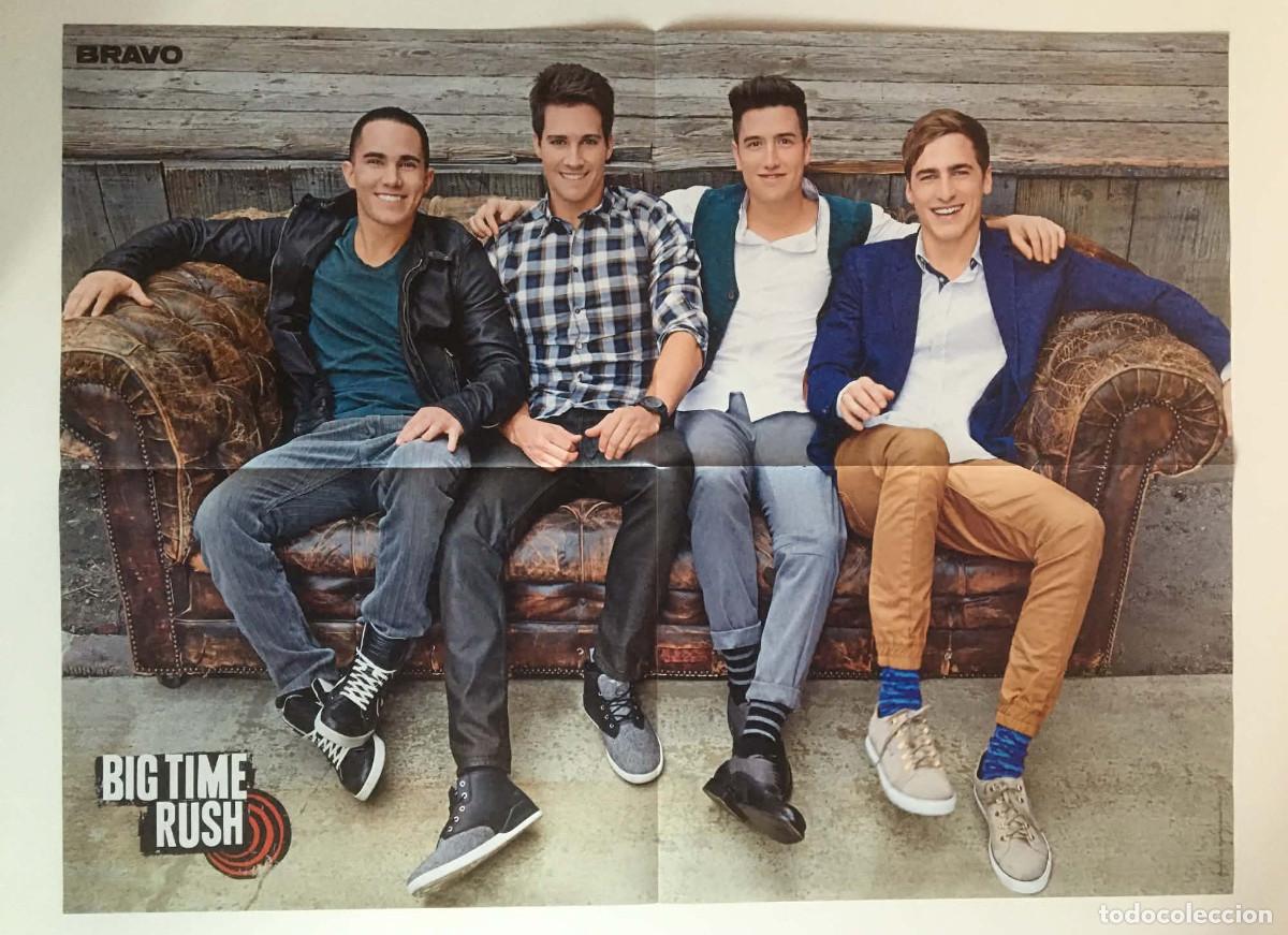 Carteles: Big Time Rush / James Arthur Double-Side Poster A2 - Bravo Magazine Bulgaria Music