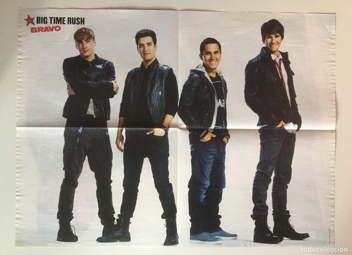 Carteles: Big Time Rush / Emil Conrad Double-Sided Poster A2 Bravo Magazine Bulgaria Music