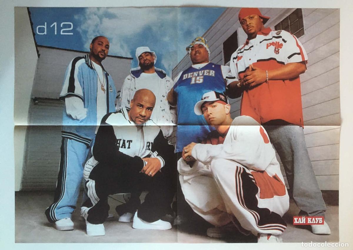 Carteles: D12 Eminem / Backstreet Boys Rare Double-Sided Poster A2 &ndash; HiClub Magazine Bulgaria Music