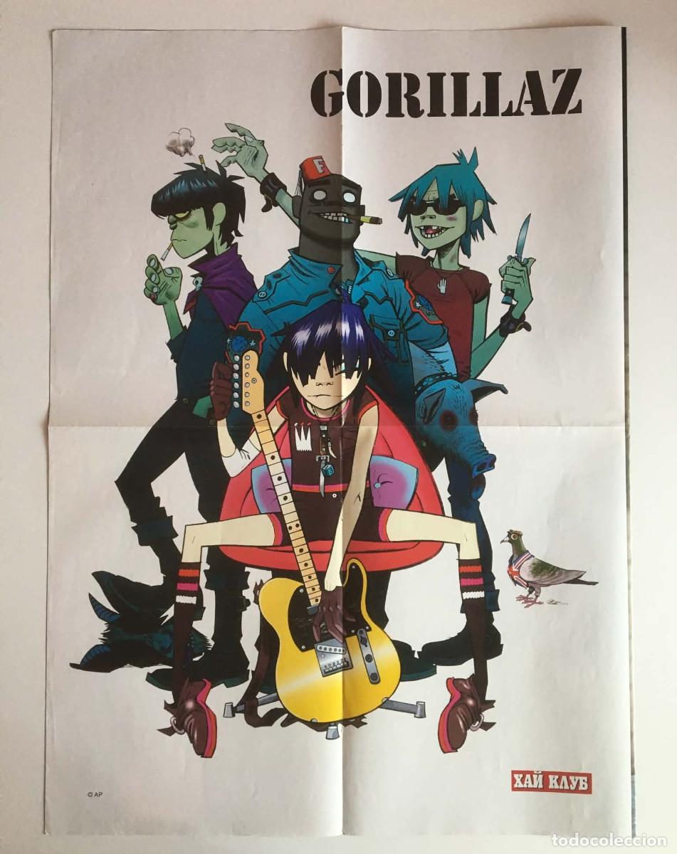 Carteles: Gorillaz Vintage Poster A2 - HiClub Magazine Bulgaria Music Alt Rock