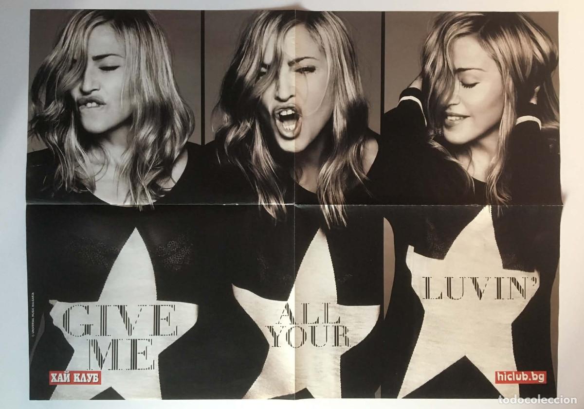 Carteles: Madonna / Justin Timberlake Double-Sided Poster A2 - HiClub Magazine Bulgaria Music Retro Pop