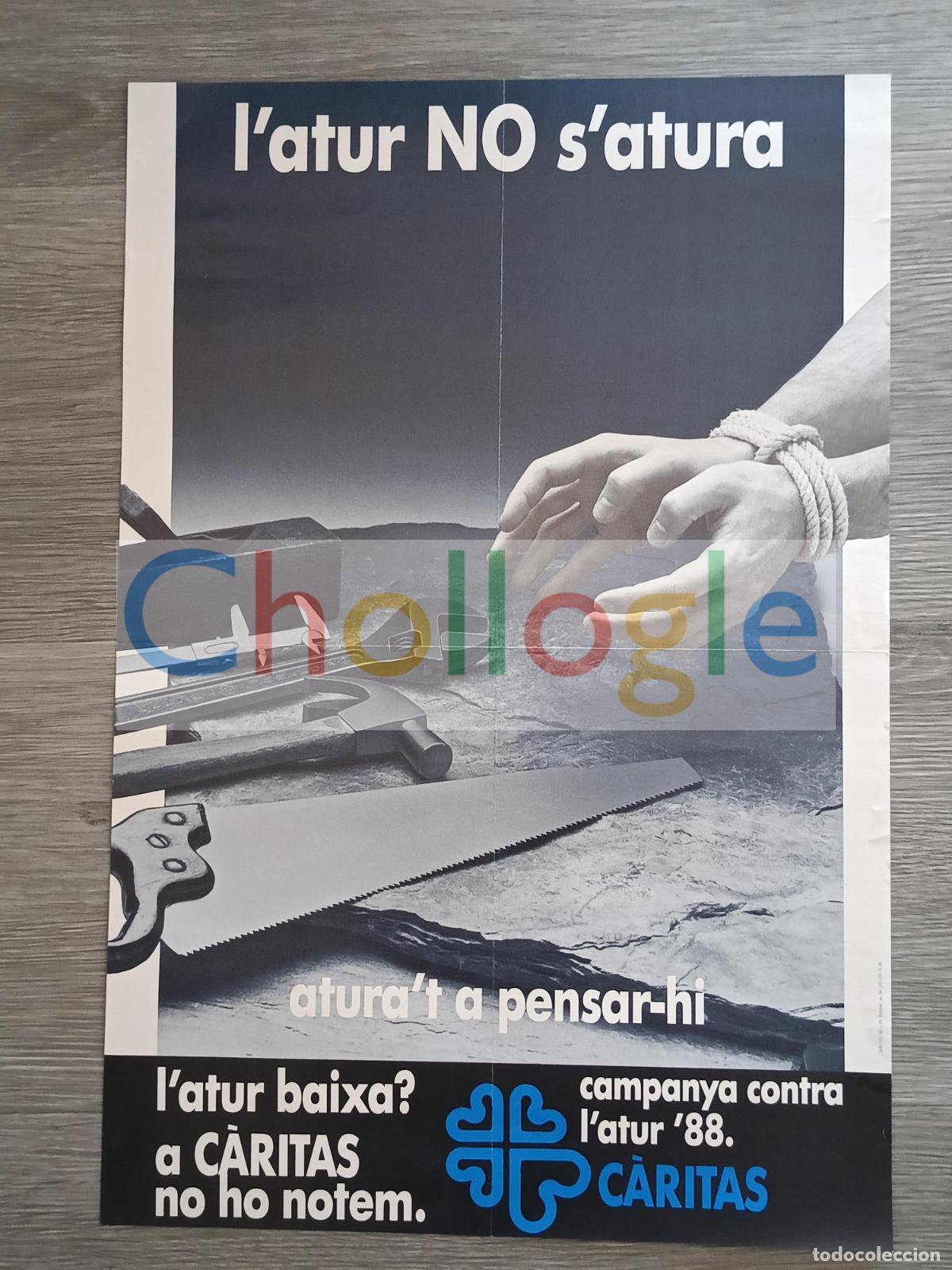 Cartazes: Cartel l'Atu no s'atura Caritas
