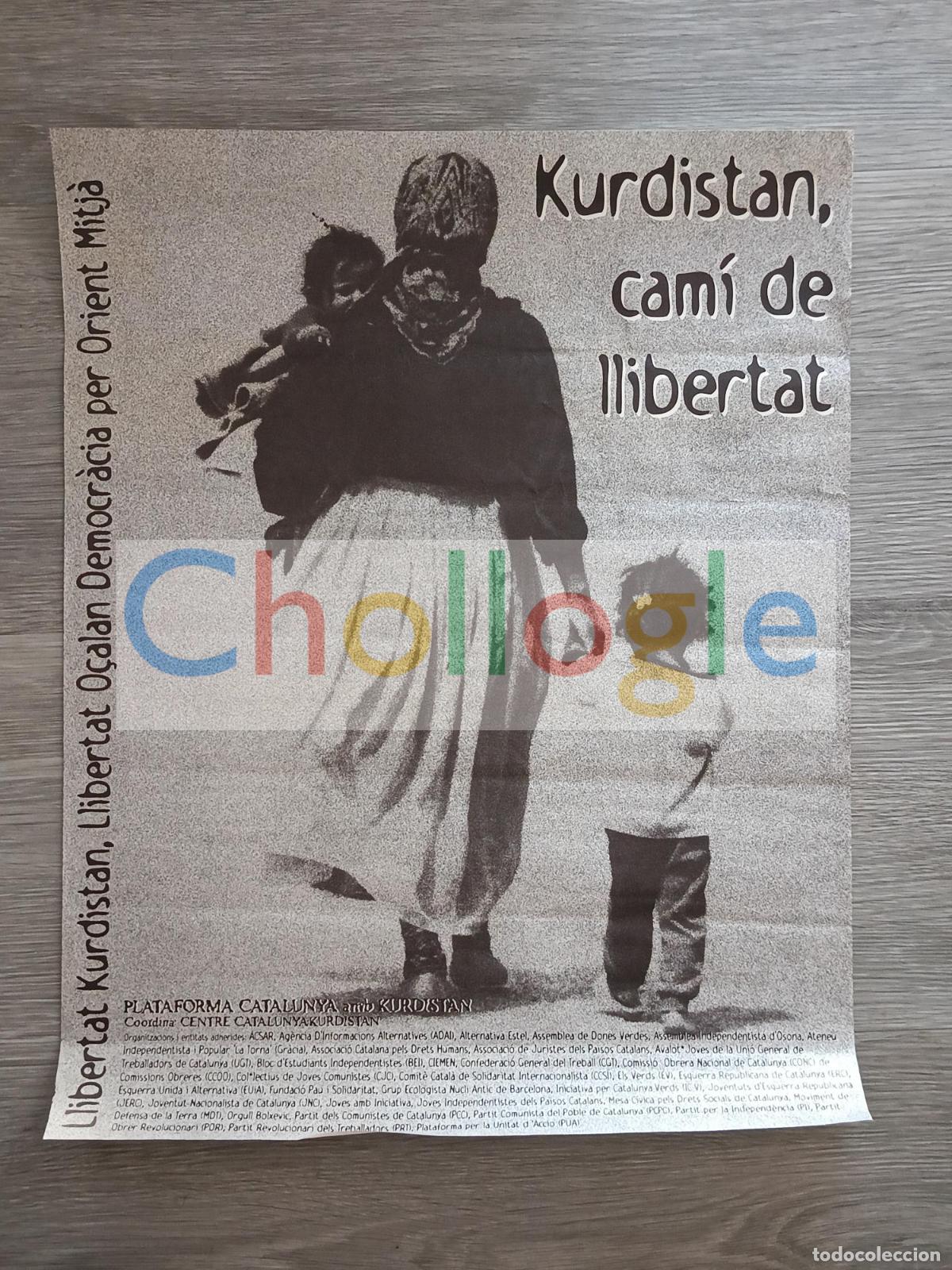 Carteles: Cartel Kurdistan cami llibertat cjc ccoo jnc pcc bei ugt cgt erc euia