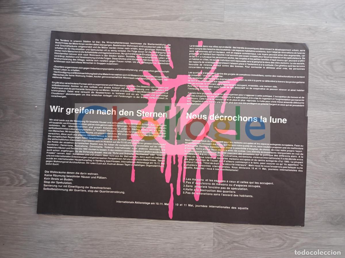 Carteles: Cartel squatts nous decrochons la lune - Foto 1