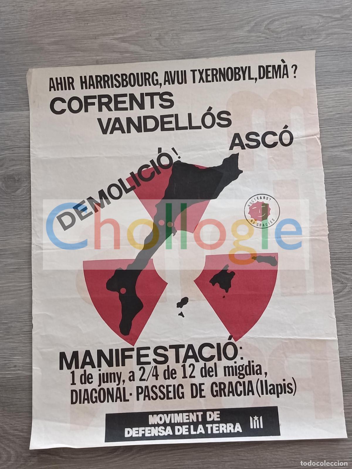 Carteles: Cartel MDT demolicio Cofrent Vandellos Ascop