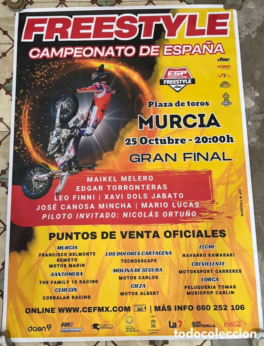 Carteles: Cartel. FREESTYLE. Campeonato de Espa&ntilde;a. Murcia. 2025.