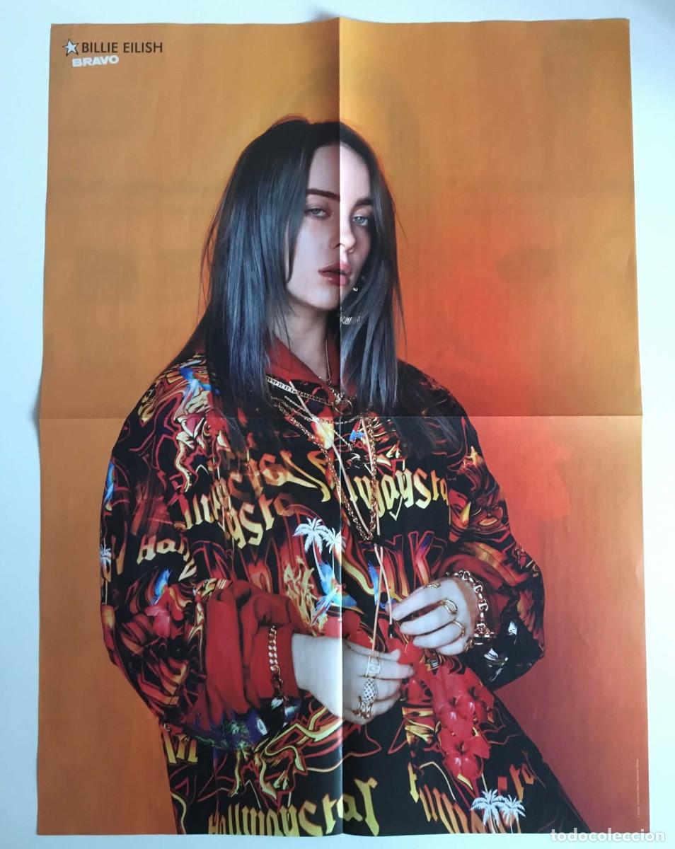 Carteles: Billie Eilish / Izabel Official Double-Sided Poster A2 - Bravo Magazine Bulgaria Music Pin-up