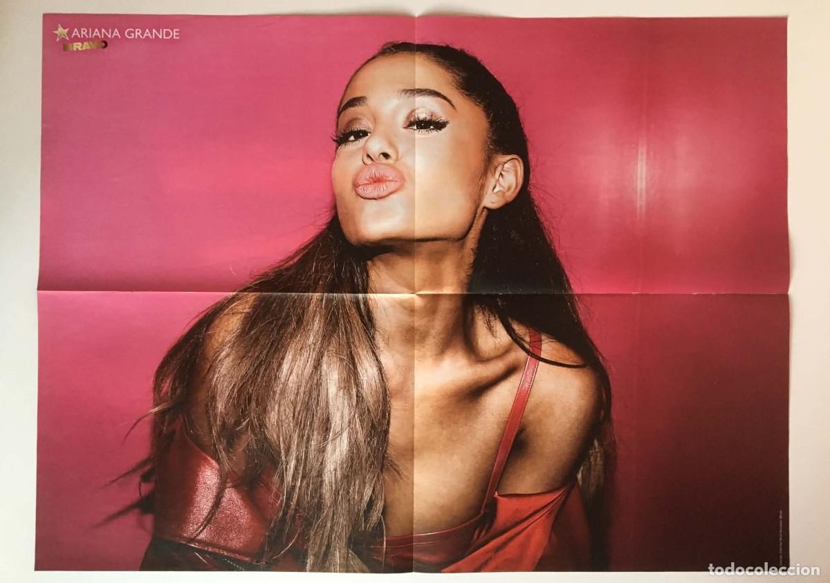 Carteles: Ariana Grande / Mihaela Fileva Large Double-Sided Poster A2 &ndash; Bravo Magazine Bulgaria Music Pin-up