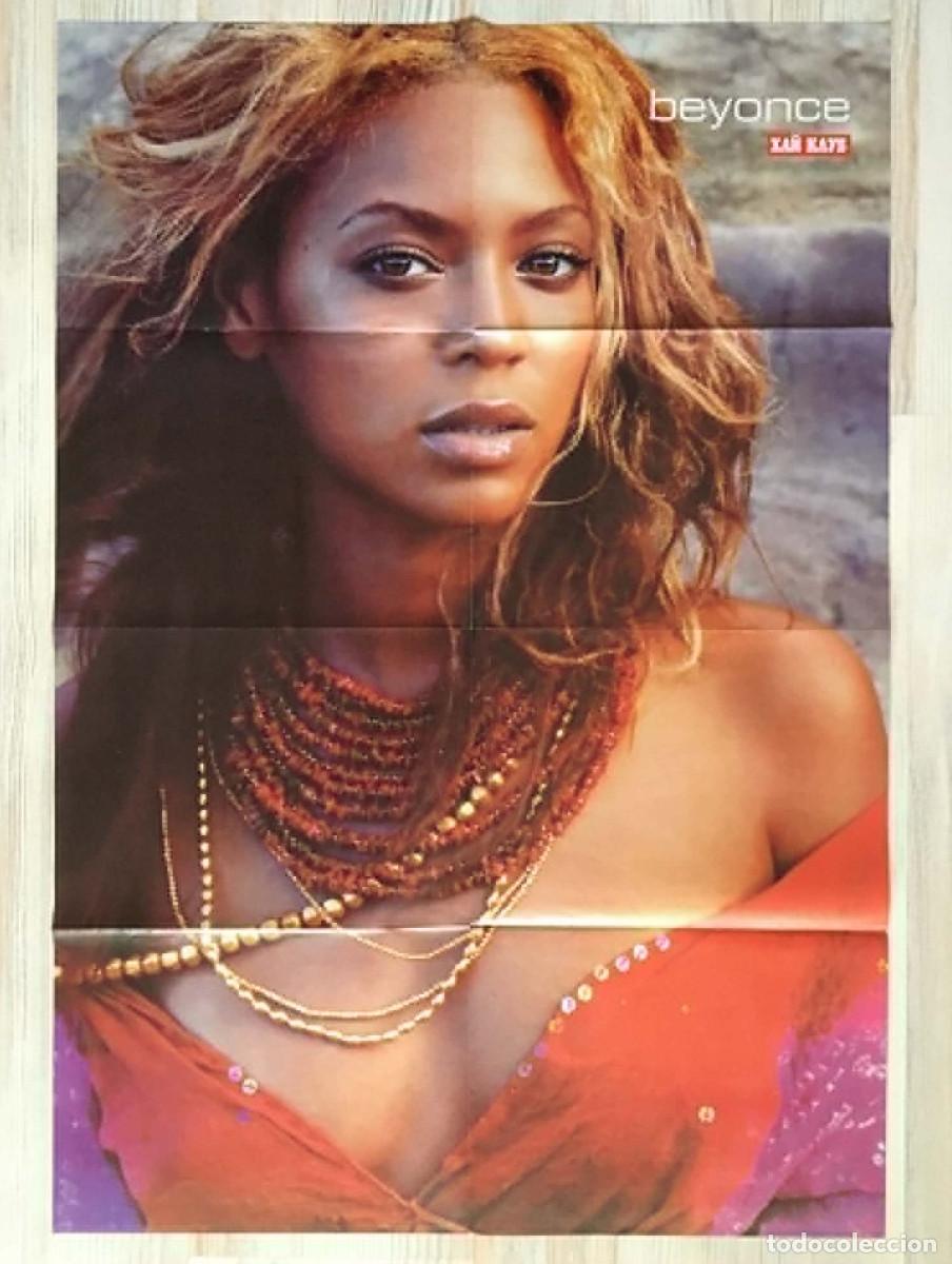 Carteles: Beyonc&eacute; / Thalia Vintage Double-Sided Mega Poster A1 &ndash; HiClub Magazine Bulgaria Music Rare