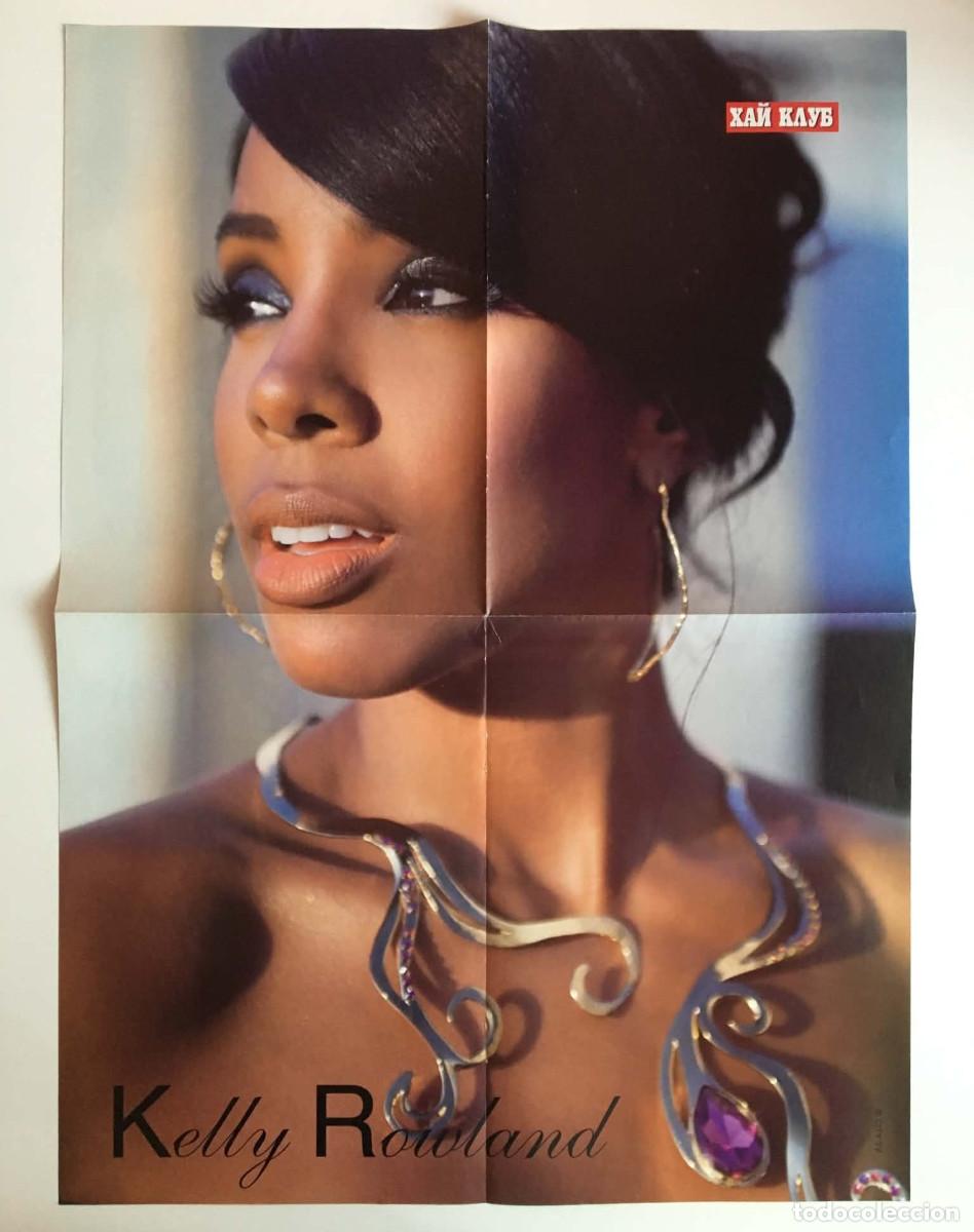 Carteles: Kelly Rowland / The Twilight Saga: New Moon Vintage Double-Sided Poster A2 HiClub Magazine Bulgaria