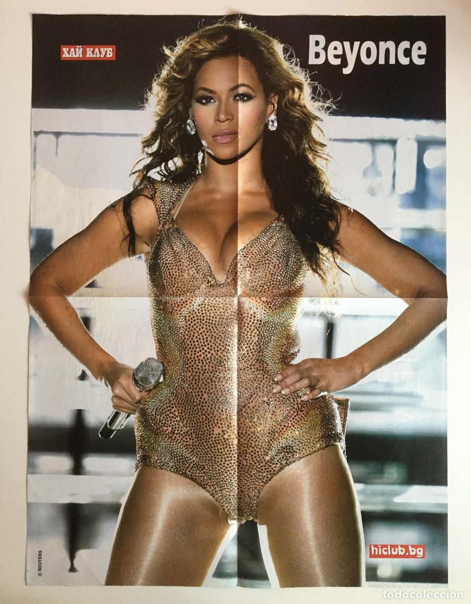 Carteles: Beyonc&eacute; / Tsvetana Pironkova Vintage Double-Sided Mega Poster A2 &ndash; HiClub Magazine Bulgaria Music