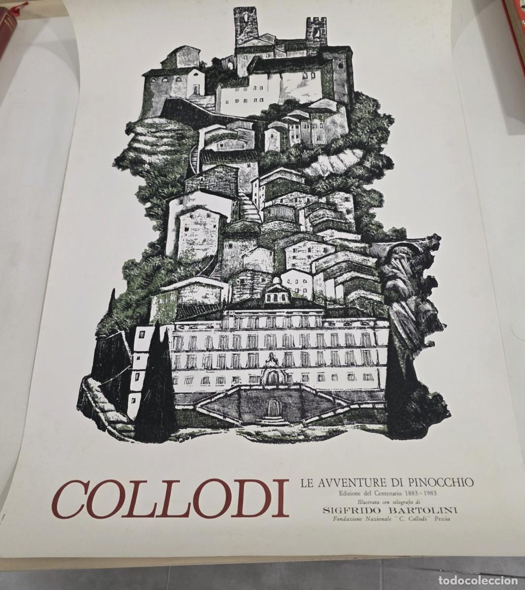 Carteles: Cartel Cartel &rdquo;COLLODI Edi.Centenario Pinocchio (1883-1983) Original Italiano, Firenze, 1983