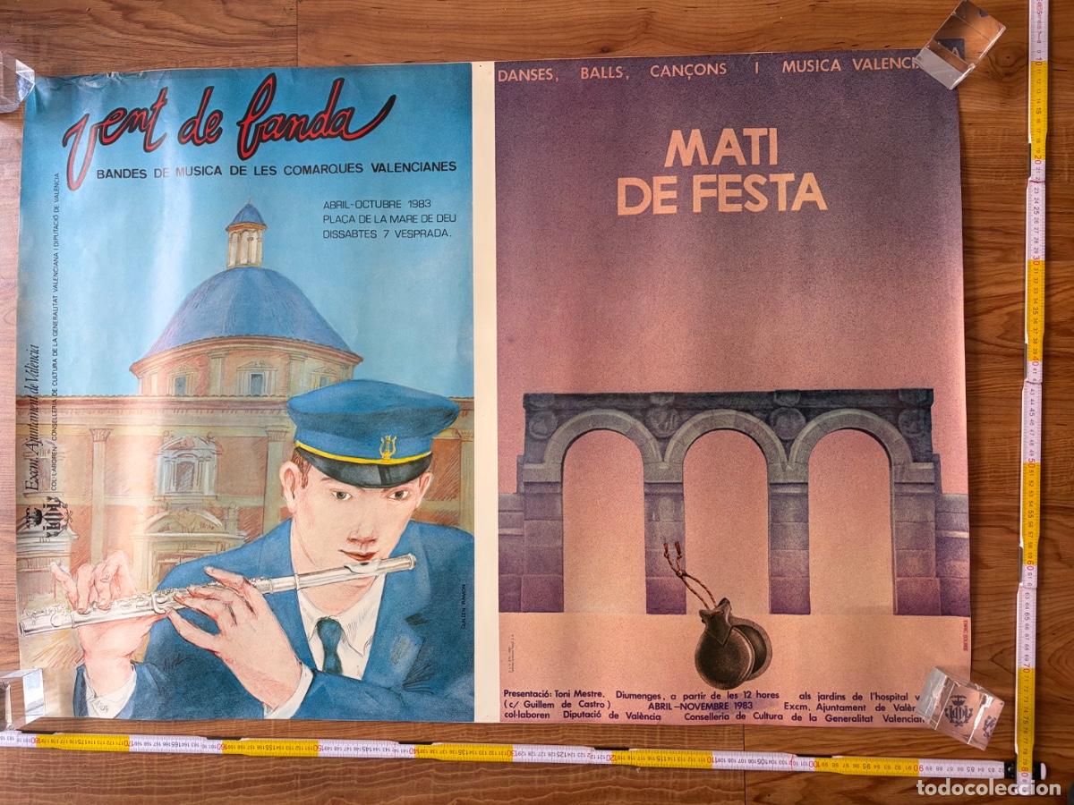 Carteles: Cartel poster original Guillen Ramon vent banda Enric Solbes mati festa 1983