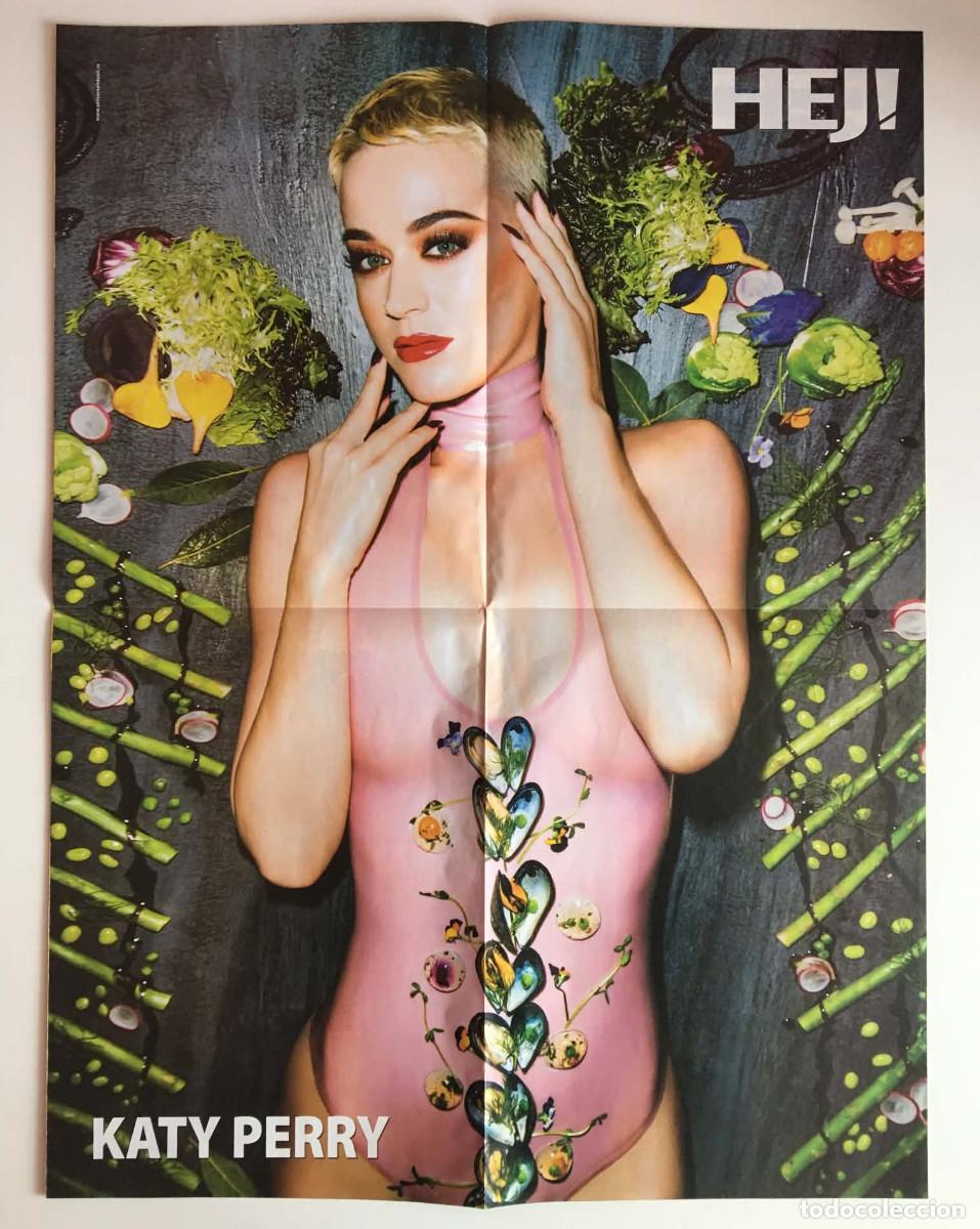 Carteles: Katy Perry / Marcus & Martinus Double-Sided Poster A2 - Hej! Magazine Serbia Music Pop Rare