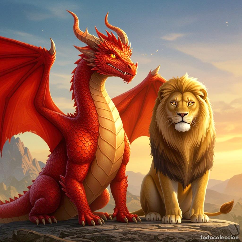Carteles: 11 espectaculares escenas de dragones &ndash; Lonas decorativas modernas de Alta Calidad