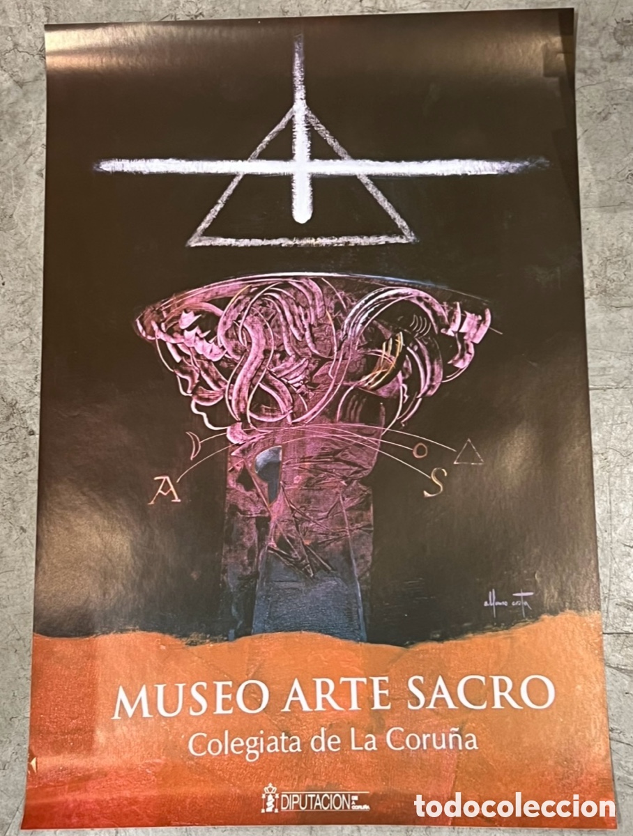 Carteles: Cartel. Museo de Arte Sacro. Colegiata de La Coru&ntilde;a. A&ntilde;os 90.